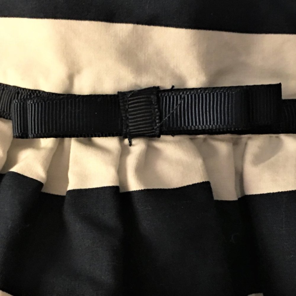 PRIMARK "Made with Love" Navy & White Dress   3-6M - Picture 5 of 12